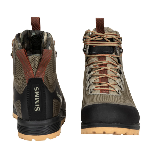 Simms Flyweight Access Boots Front Back